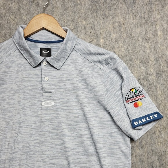 Oakley Shirt Mens Small Bay Hill Golf Polo Arnold Palmer Invitational Mastercard